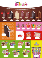 AFICHE PUBLICIDAD DE HELADOS 1/2 PLIEGUE - AGREGADOS de Crema Helados Santa Teresa